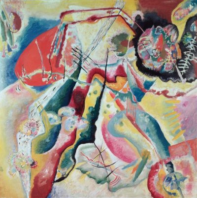 Roter Fleck von Wassily Kandinsky